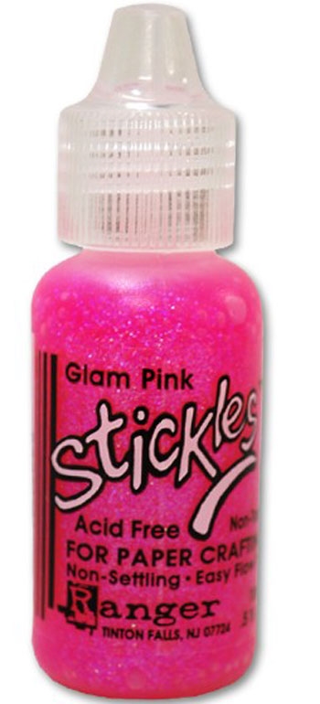Stickles glitterlim Glam Pink 18 ml